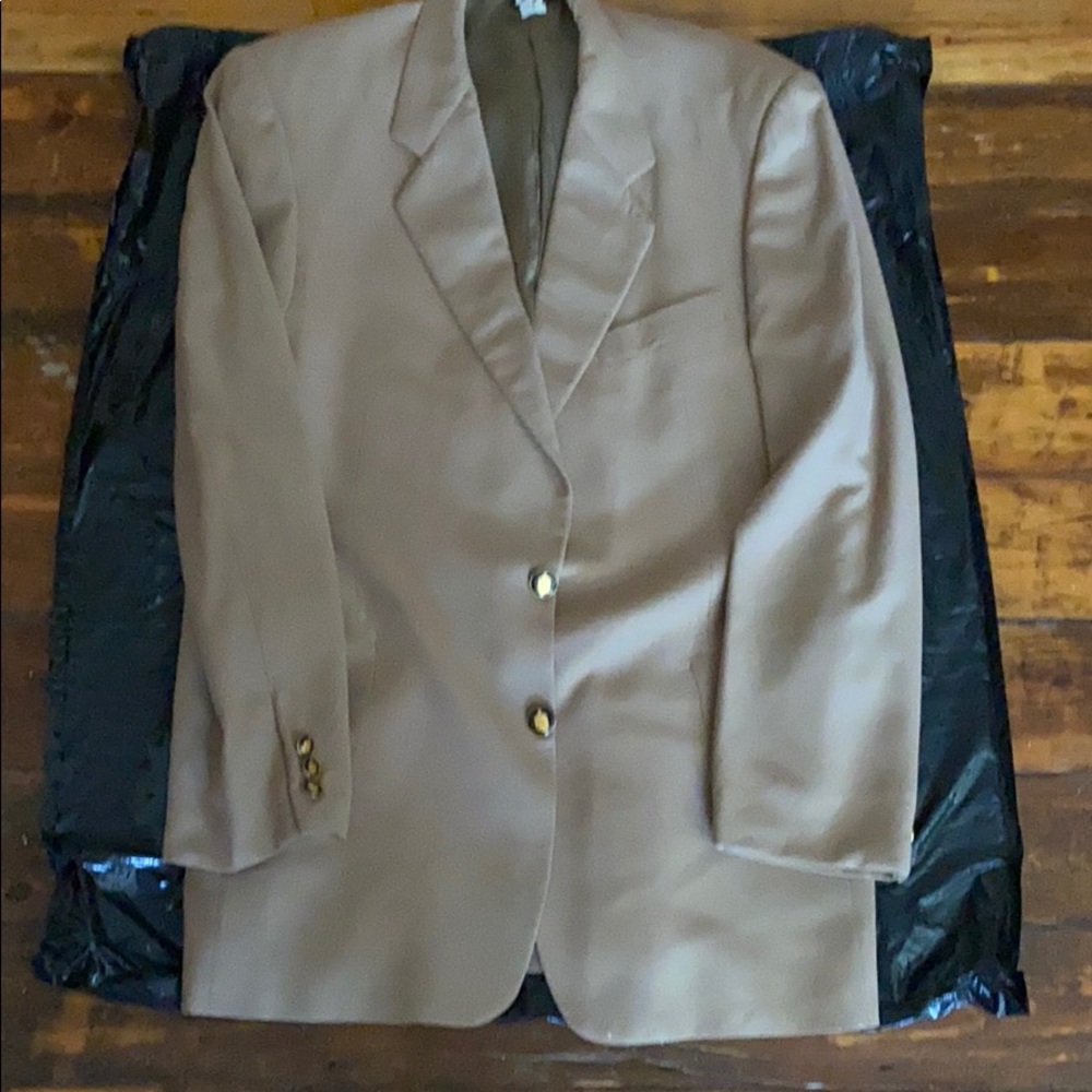 Tan blazer used but like new fresh out cleaners!